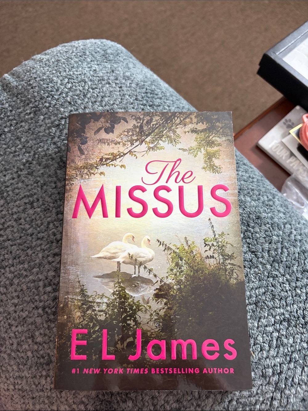 The Missus by E L James - Pink Text Cover